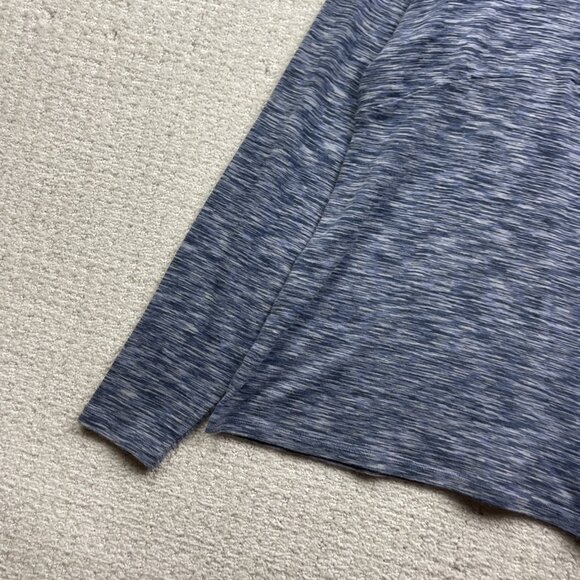 Columbia Quarter zip Pullover Heather blue Women's L Workout mid layer Outdoor - Picture 2 of 11